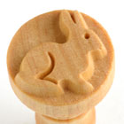 MKM Rabbit 2.5cm wood stamp